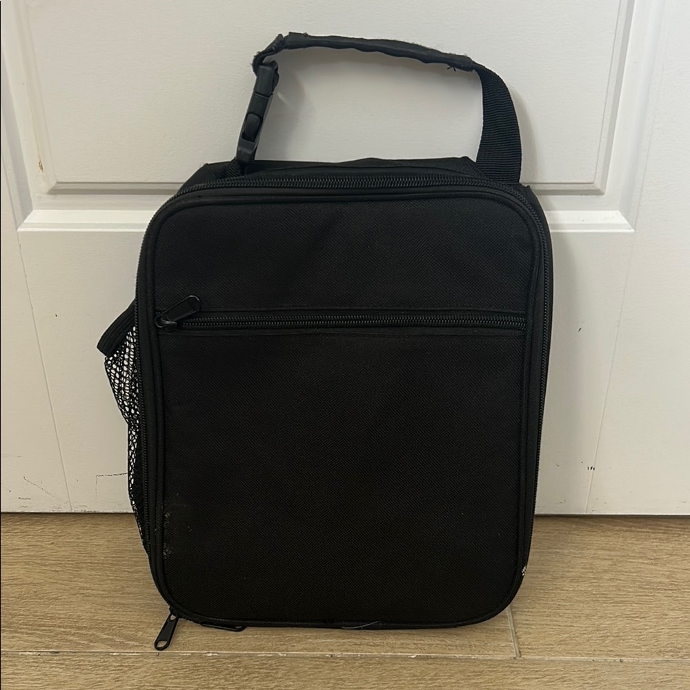 Black Insulated Lunch Bag
